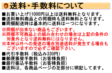 送料・手数料について