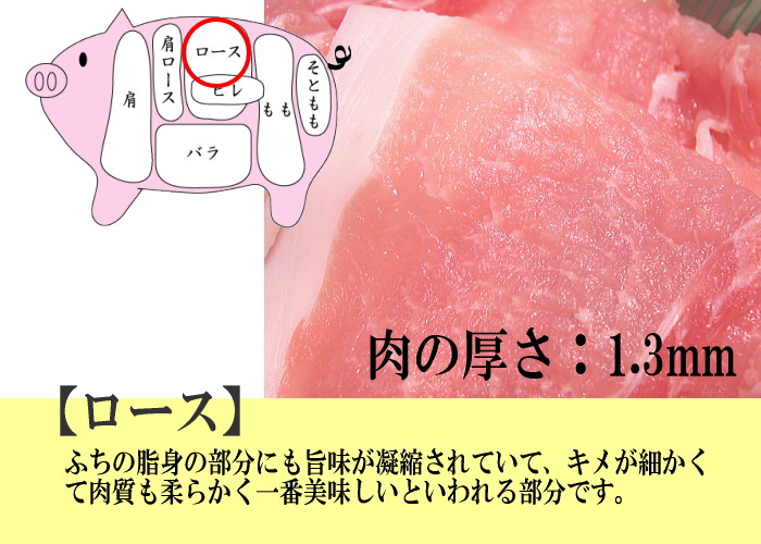 夢味豚 しゃぶしゃぶ用 ロース