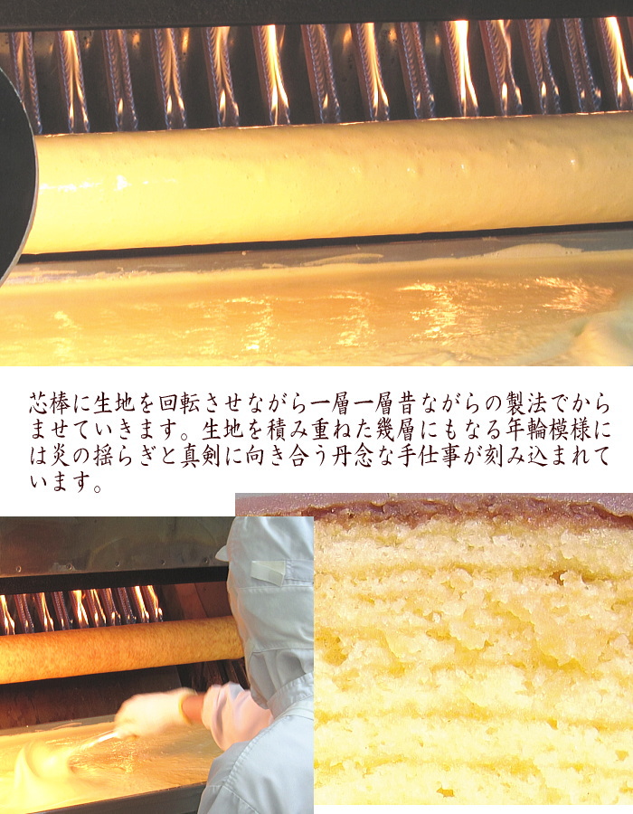 ぶなの小径 バウムクーヘン の出来るまで